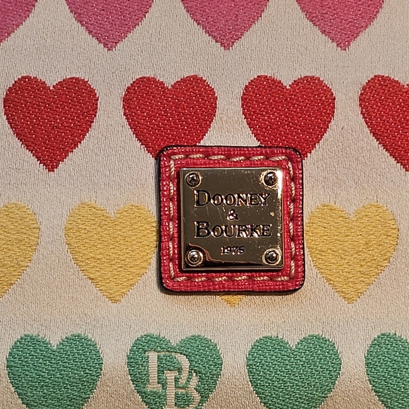 Dooney & Bourke Heart Pattern  Multicolor Crossbody Bag - Picture 11 of 15